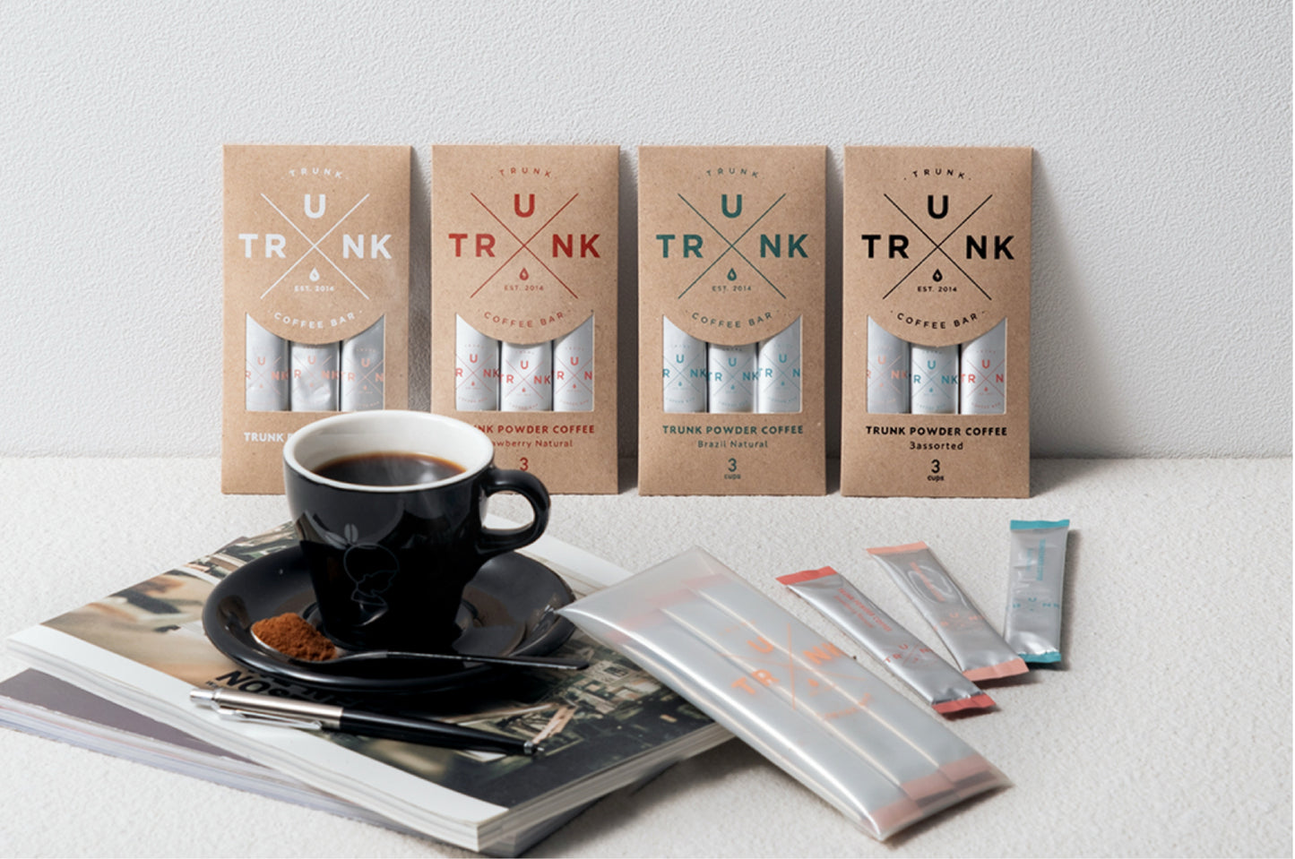 Trunk Powder Coffee - 3 Origins Assorted