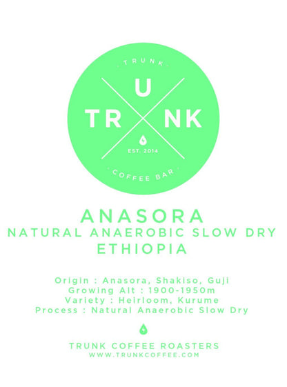 Ethiopia - ANASORA | Heirloom, Kurume Natural Anaerobic Slow Dry