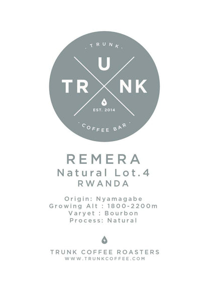 Rwanda - REMERA | Bourbon Natural Lot.4