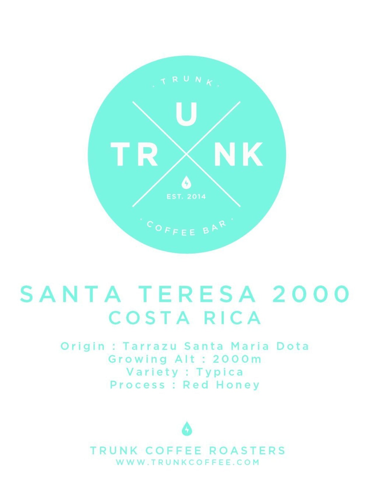 Costa Rica - SANTA TERESA 2000 | Typica Red Honey