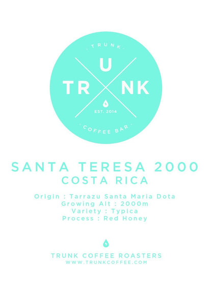 Costa Rica - SANTA TERESA 2000 | Typica Red Honey