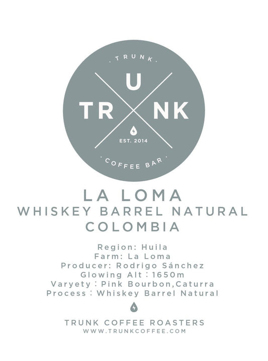 Colombia - LA LOMA | Pink Bourbon, Caturra Whiskey Barrel Natural