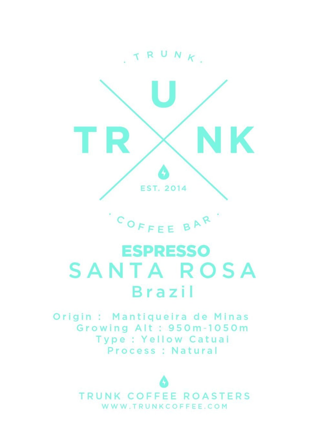 [Trunk Powder Coffee] Brazil - SANTA ROSA | Yellow Catuai Natural