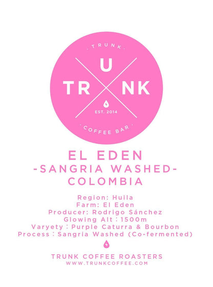 Colombia - EL EDEN | Purple Caturra, Bourbon Sangria Washed